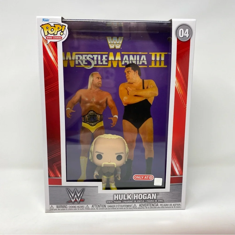 Funko Pop! Slam Cover with case: WWE - Hulk Hogan #4 NEW‎